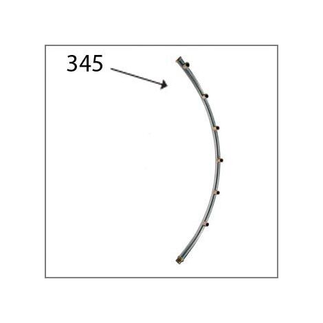 ASTA X ATOMIZZ.CURVA D.600 5 ATT.DX INOX